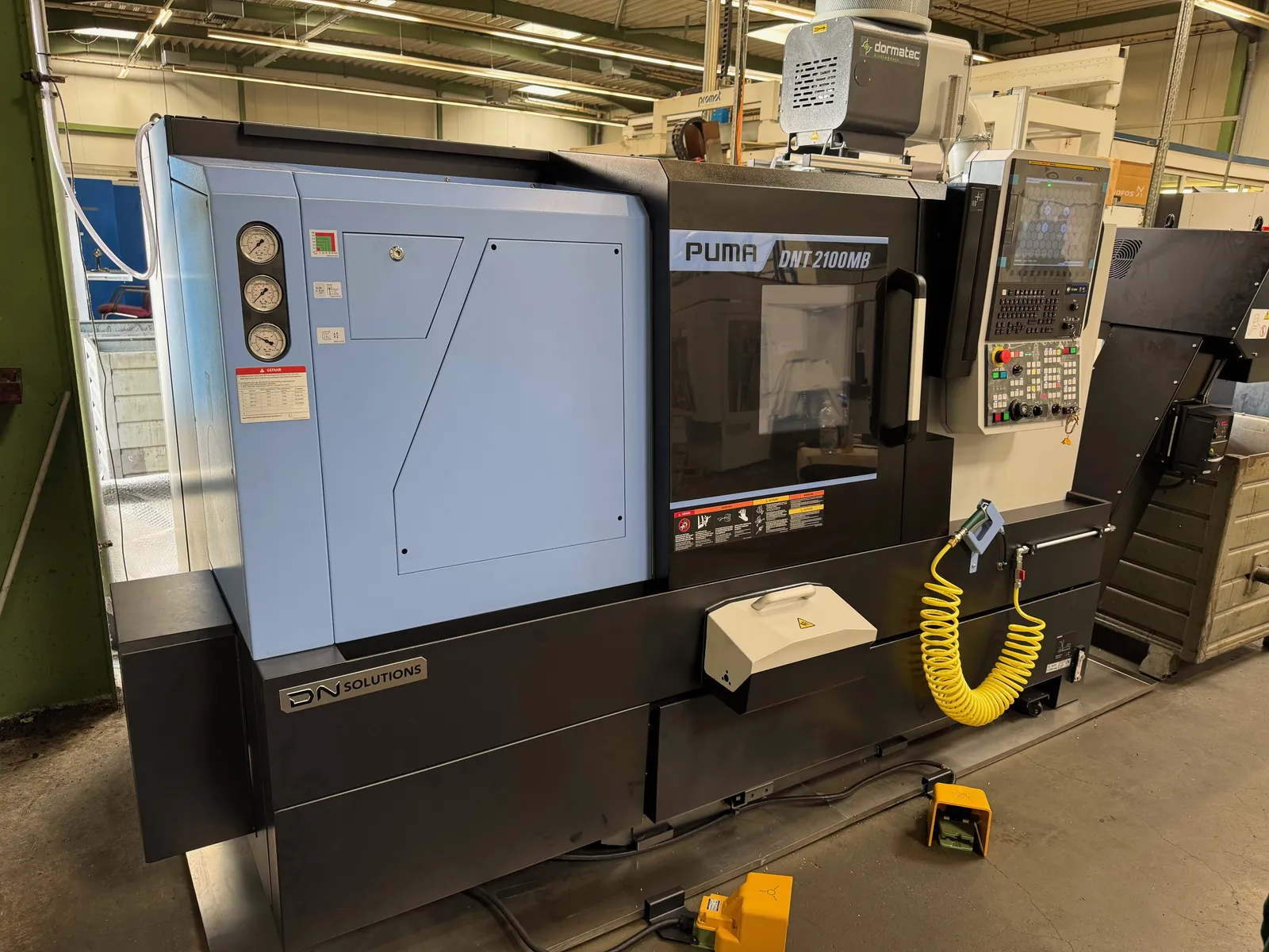 Mechanische Metallbearbeitung Schönebeck Mierwald Hochproduktives CNC-Drehzentrum DN Solutions PUMA DNT 2100 MB